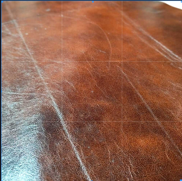Genuine Two Tone Leather - Leather Type: Goat