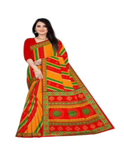 Ladies Printed Cotton Saree