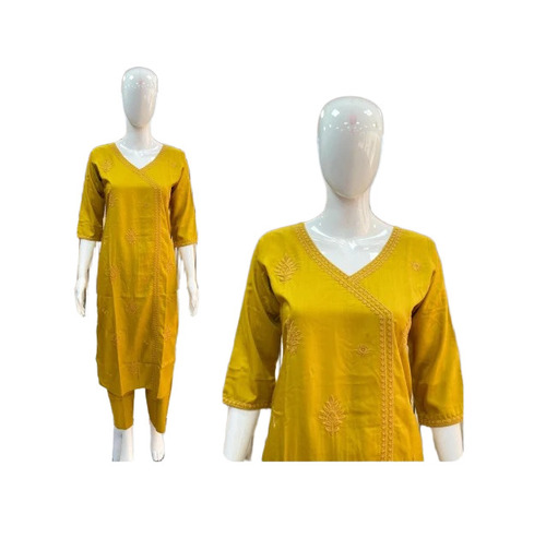 Plain Kurti Pant Set