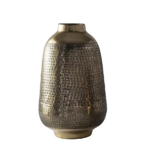 Polished Aluminium Flower Vase