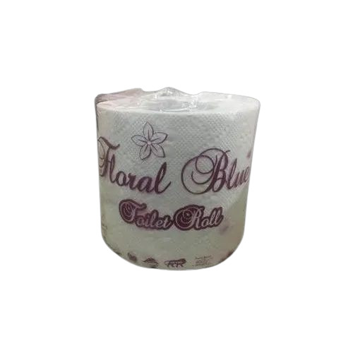 White Toilet Tissue Paper Roll