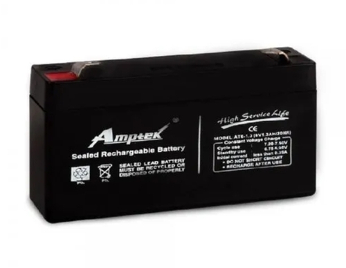 At6-1.3 Amptek Sealed Rechargeable Battery