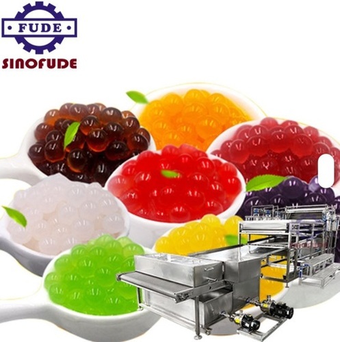 Full Automatic Konjac Ball Juice Pearls Popping Boba Making Machine Production Line