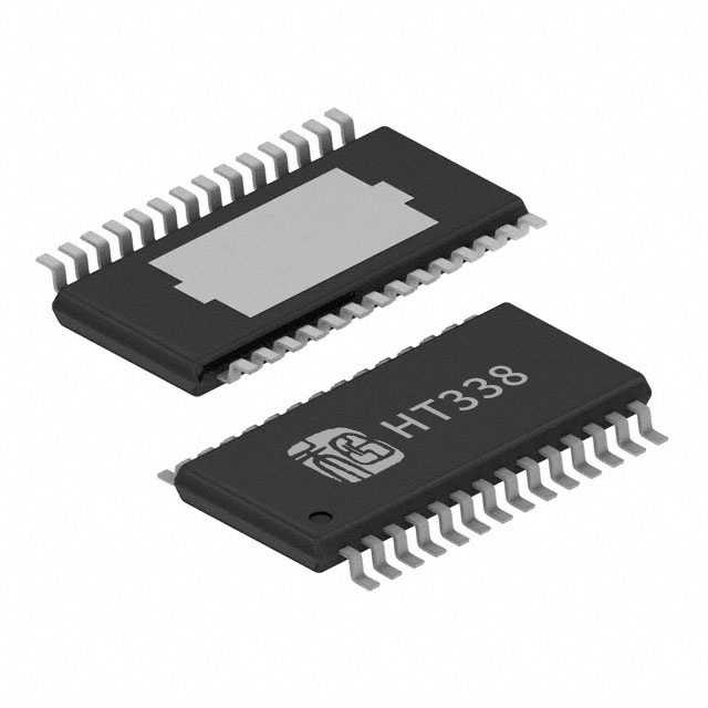 Ht338 D-Class Stereo Audio Amplifier - Color: Black