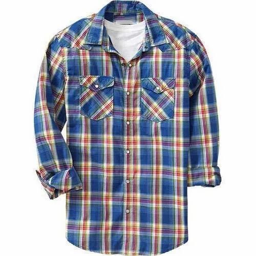 Men Check Shirts