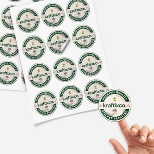 Premium Labels - Durable Material, Adhesive Sticker, Clear Text and Graphics | Customizable Label Designs, Product Branding and Packaging