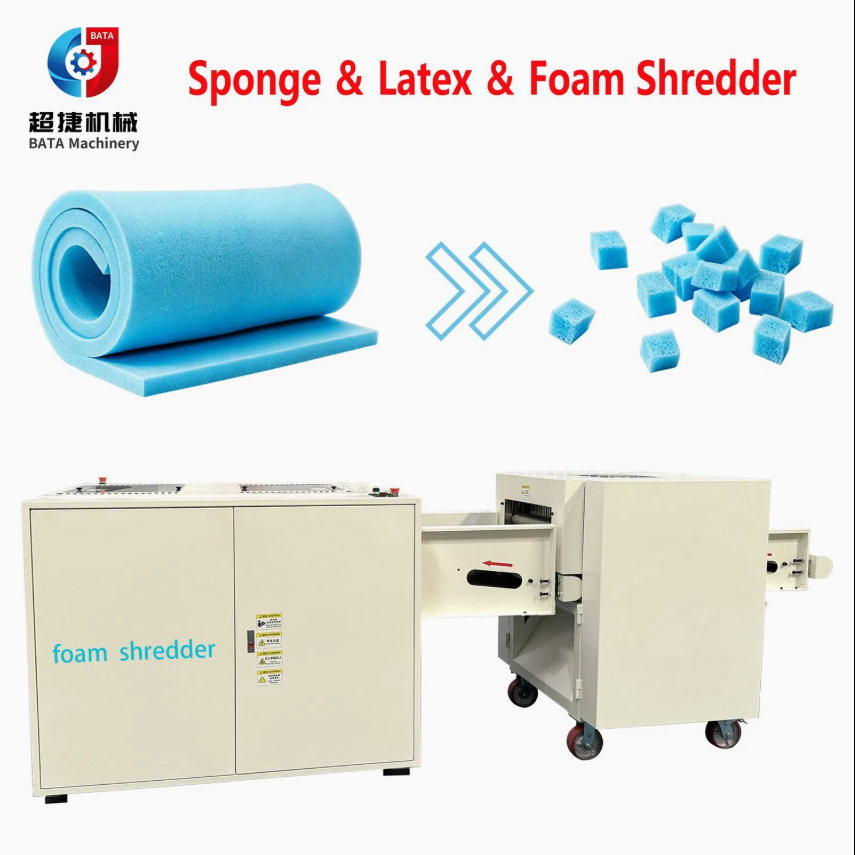 Sponge Crusher Latex Shredding Crushing Machine Price Foam Shredder Machine  - Automatic Grade: Automatic