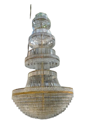 Sturdy Frame Crystal Chandelier