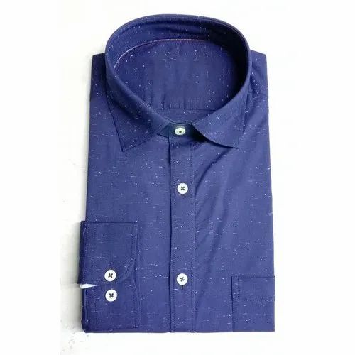 Violet Men Printed Cotton Shirt