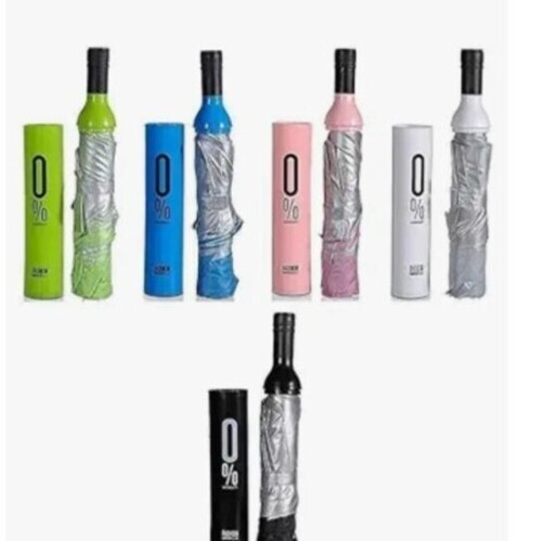 2 Fold Portable Bottle Umbrella