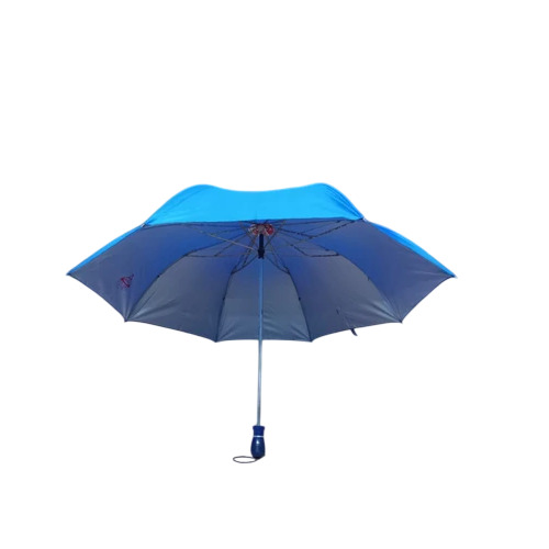 21 Inch Mono Silver Polyester Umbrella