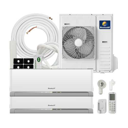 Air Conditioner Wall Split Wi-Fi 5-in-1 Air Cooler Dehumidifier Air Purifier Fan Heat Pump Remote Control R32 Variable Frequency