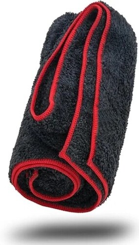 Black Microfiber Car Cleaning Cloth