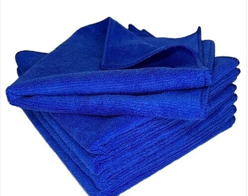 Blue Microfiber Kitchen Cleaning Cloth