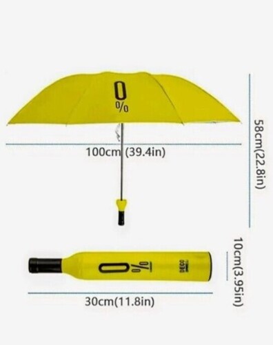 Double Layer Portable Bottle Umbrella