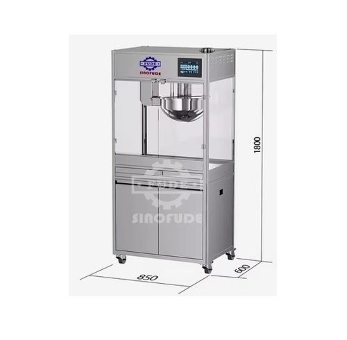Fully Automatic Commercial Popcorn Machine With Ce Certificate Snack Equipment