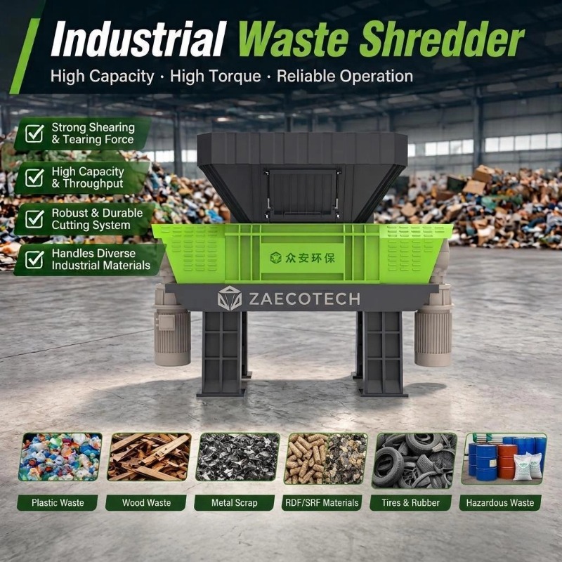 Industrial Branch Material And Wood Pallet Shredding Machine For Biomass Recycling - Automatic Grade: Automatic