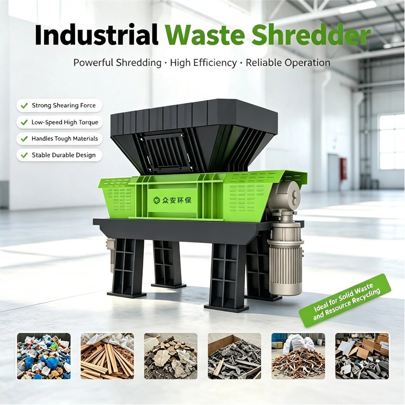 Industrial Crushing Line Equipment And Crusher For Solid Waste Recycling - Automatic Grade: Semi-Automatic