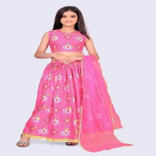 Kids Printed Lehenga Choli
