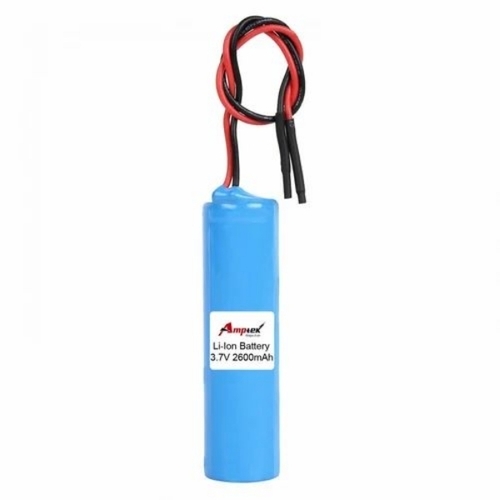Li Ion Battery Pack 3.7V 2600mAh - Lithium-Ion Cell with Nickel Strip, Rechargeable, Compact Design