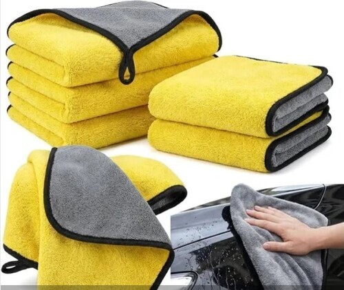 Plain Microfiber Car Cleaning Cloth