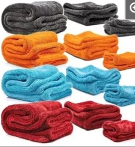 Plain Microfiber Cleaning Towel