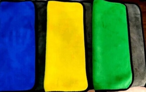 Plain Microfiber Cloth For Car Cleaning