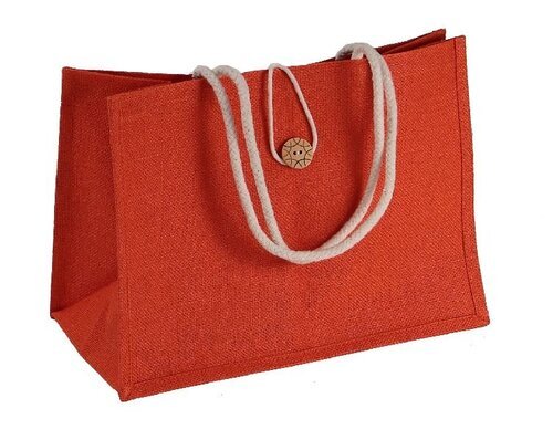 Red Jute Shopping Bags