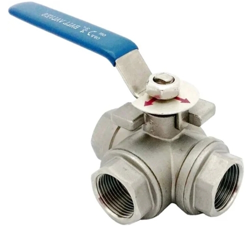 Stainless Steel 3 Way Ball Valve