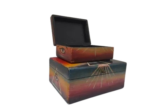 Sun Grow Design Wooden Jewelery Box