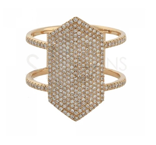 Diamond Shield Ring