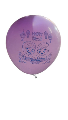 Diwali Balloons - Color: Purple
