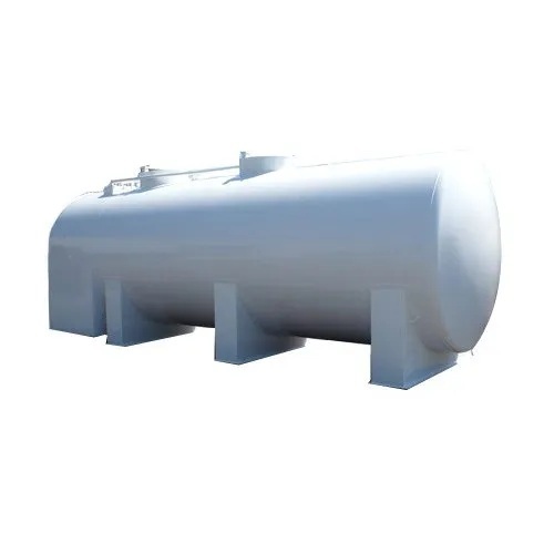 Grey Oil Storage Tank