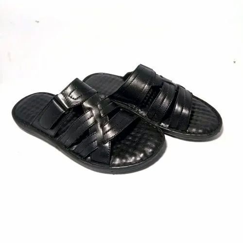 Men Black Slipper