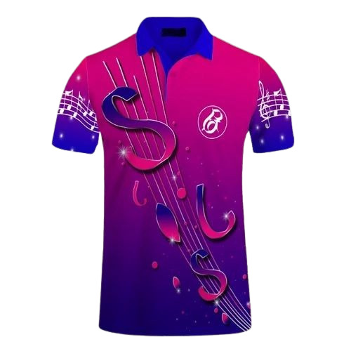 Printed Polyester Sports T Shirt