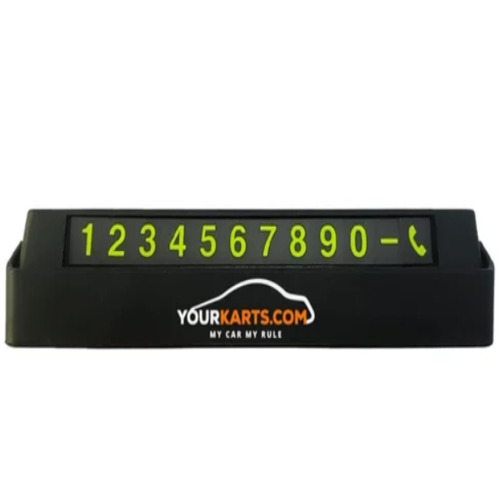 Pvc Car Phone Number Dashboard Fantasy Display Plate