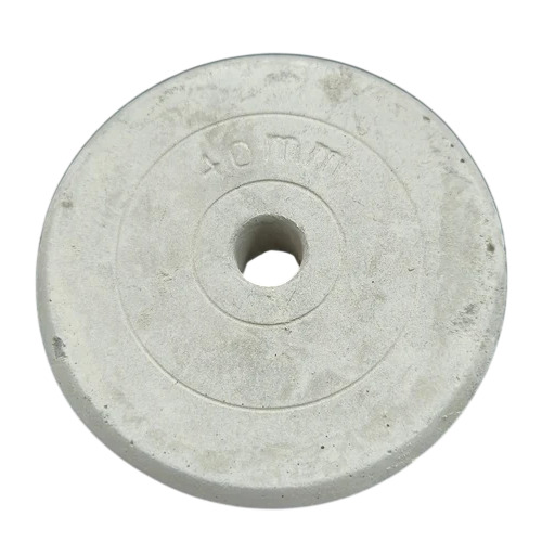 40Mm Round Concrete Cover Block - Color: Grey