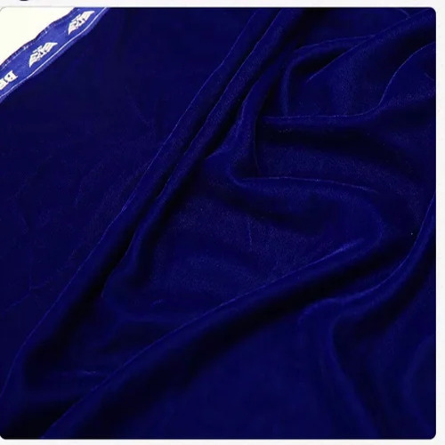 Blue Micro Velvet Fabric