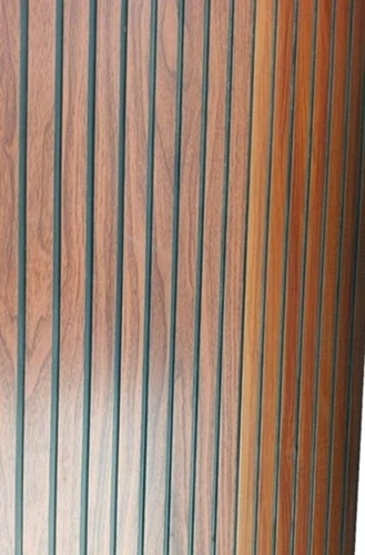 Caramel Brown Fluted Ceiling Wall Louvered Panel