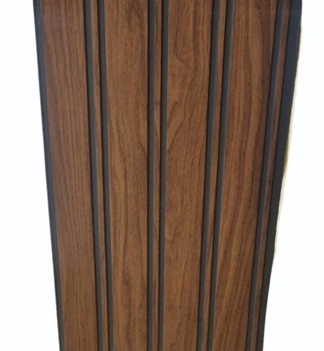 Chocolate Brown Fluted Ceiling Wall Louvered Panel