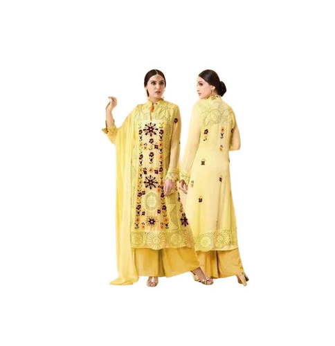 Georgette Salwar Suits By Maan Fashion