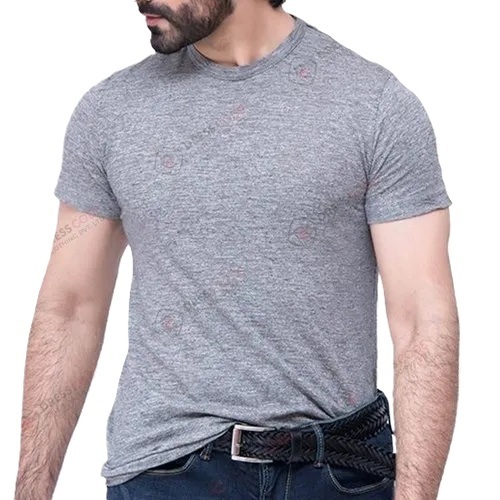 Grey Cotton T Shirt