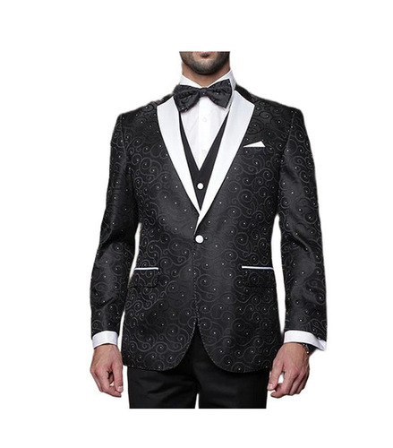 Mens Casual Blazer - Color: Black