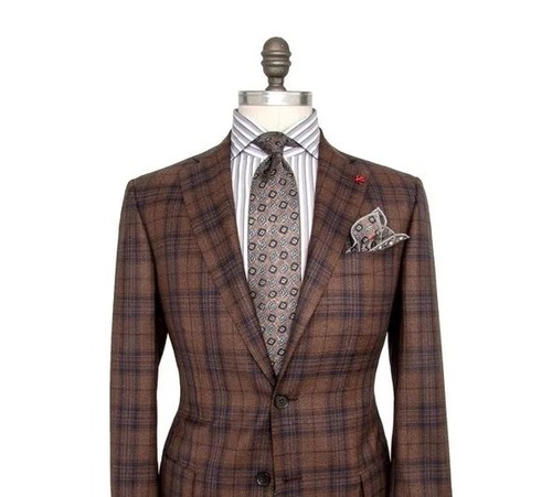 Mens Checked Blazer