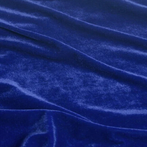 Micro Velvet Blue Fabric