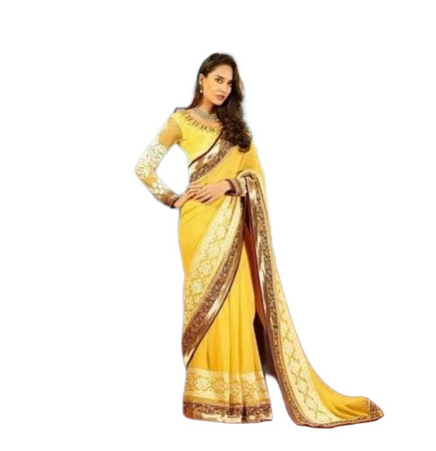 Plain Georgette Sarees