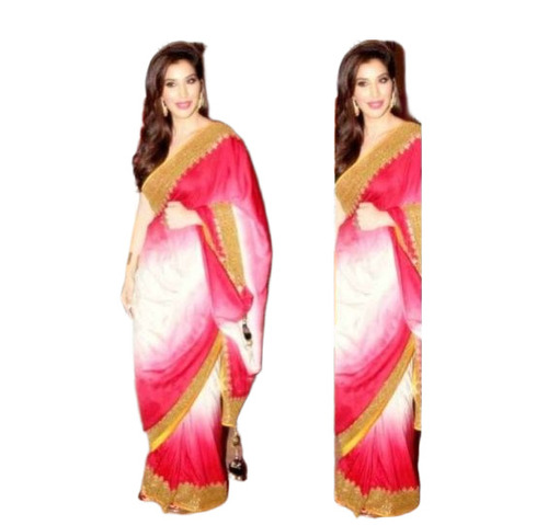 Plain Satin Sarees