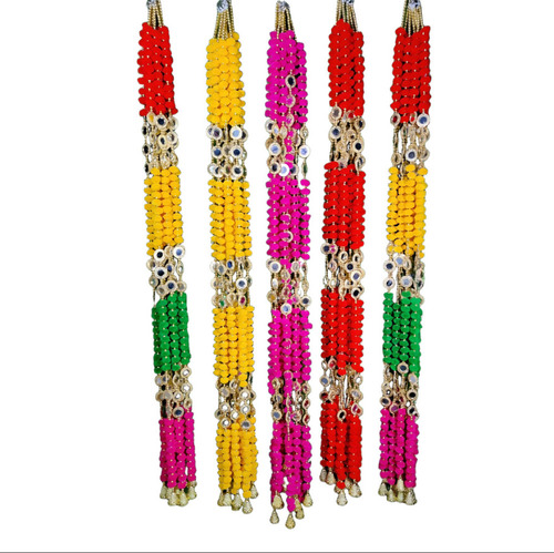 Pom-Pom Mirror Hangings - Material: Cotton
