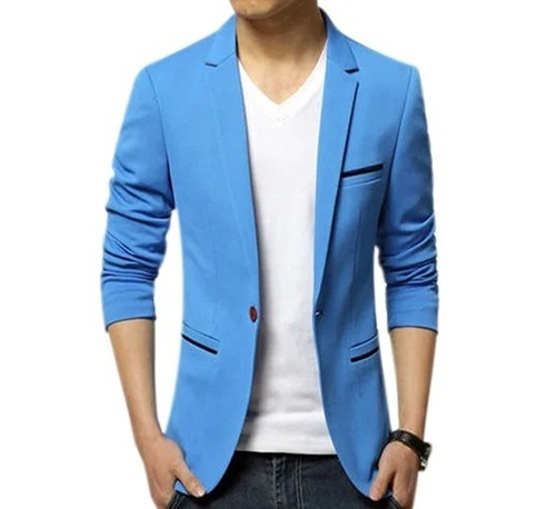 Sky Blue Mens Blazer