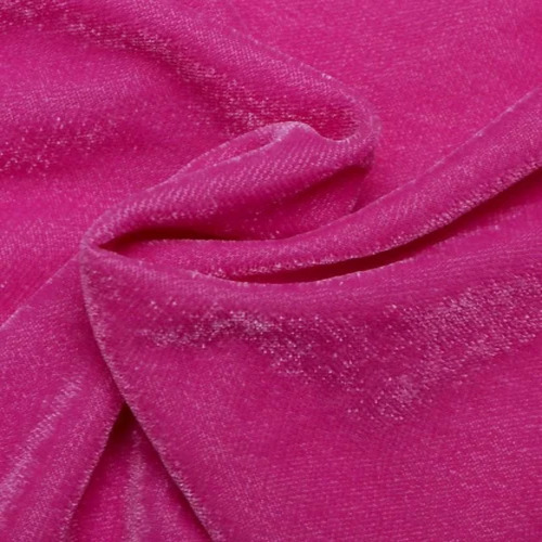 Soft Pink Micro Velvet Fabric